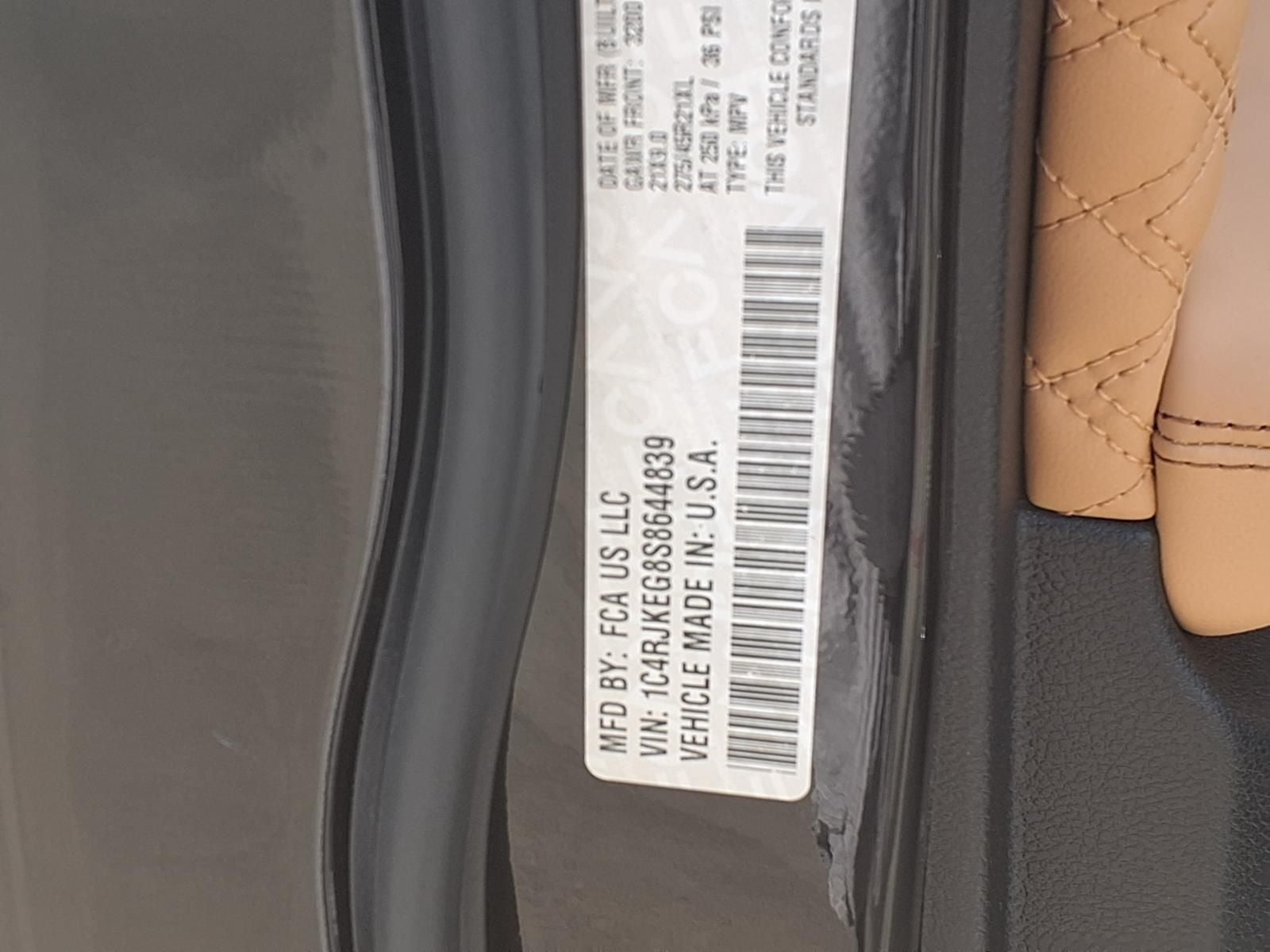 2025 Jeep Grand Cherokee L Summit 4X4 HIGH ALTITUDE PKG