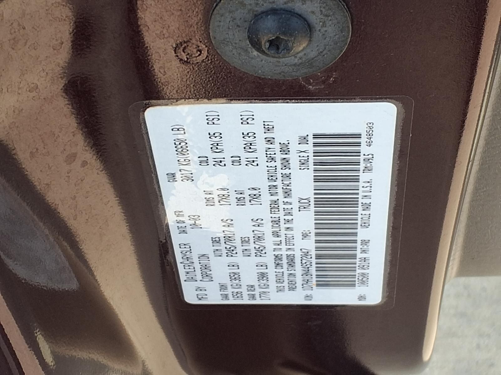 2004 Dodge Ram 1500 SLT QOP 24G
