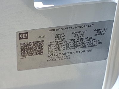 2022 Chevrolet Malibu LT DR. CONFIDENCE I & II