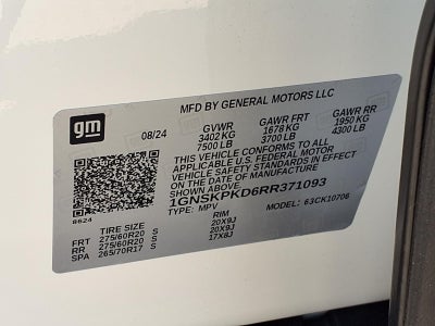 2024 Chevrolet Tahoe Z71 4WD LUXURY & DRIVER ALERT PKG