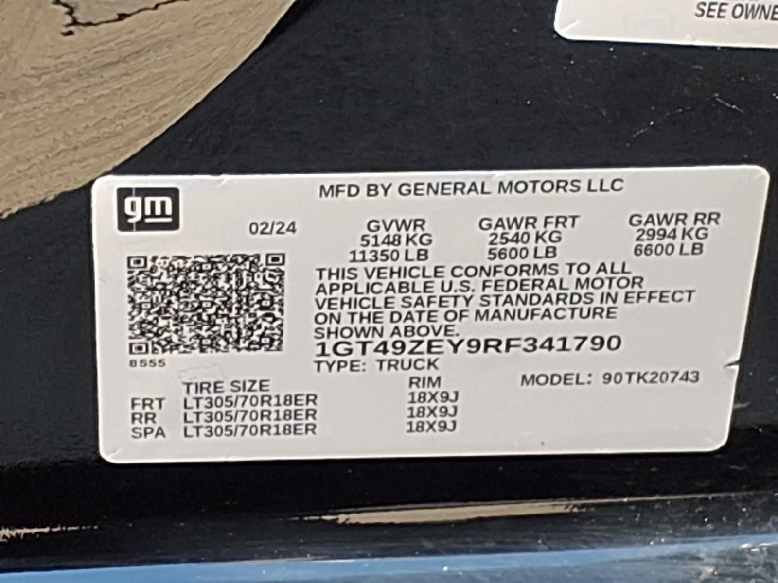 2024 GMC Sierra 2500HD AT4X 4WD 5TH WHEEL PKG