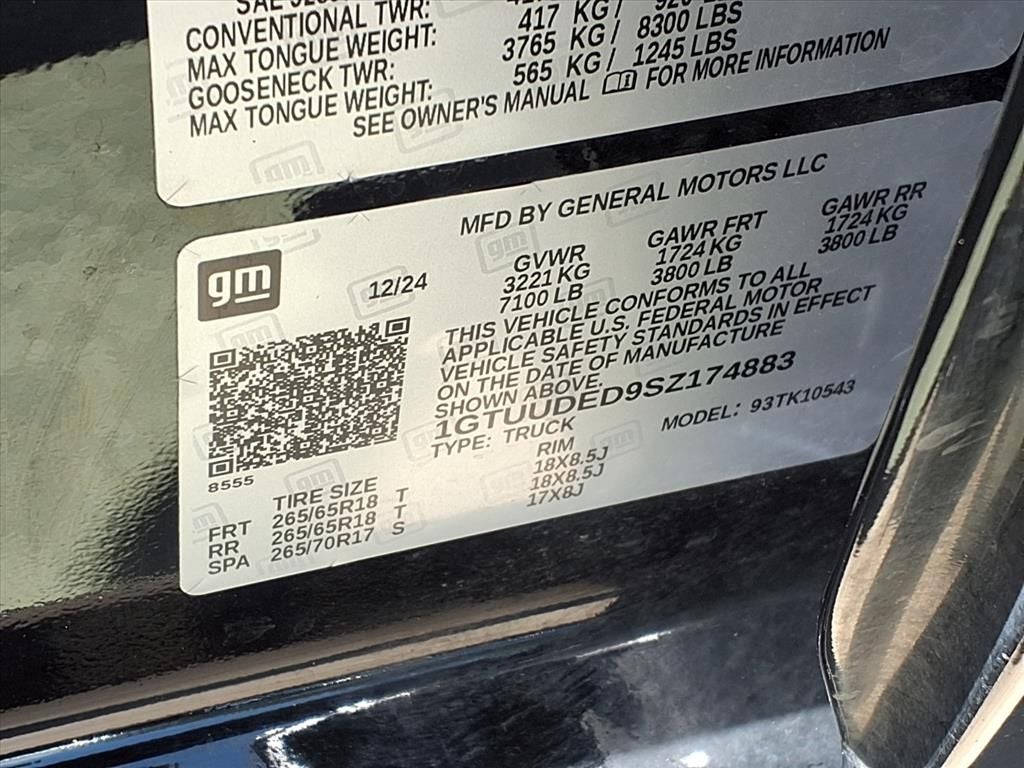 2025 GMC Sierra 1500 SLT PRO SAFETY