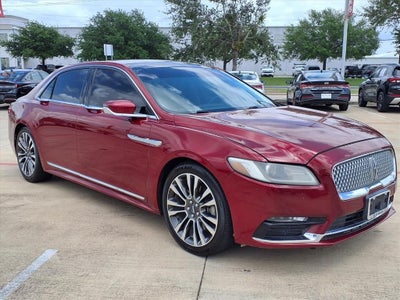 2018 Lincoln Continental Select TWIN PNL ROOF