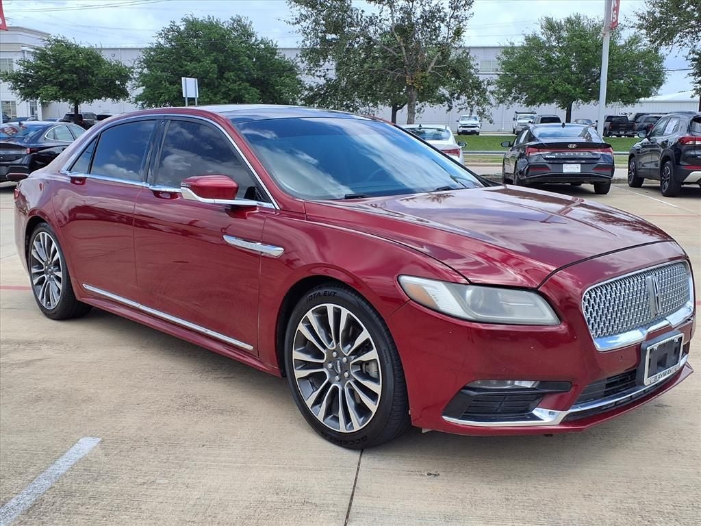 2018 Lincoln Continental Select TWIN PNL ROOF
