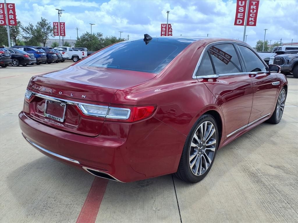 2018 Lincoln Continental Select TWIN PNL ROOF