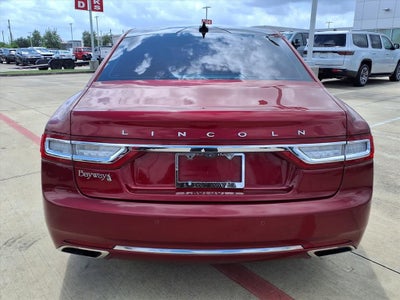 2018 Lincoln Continental Select TWIN PNL ROOF