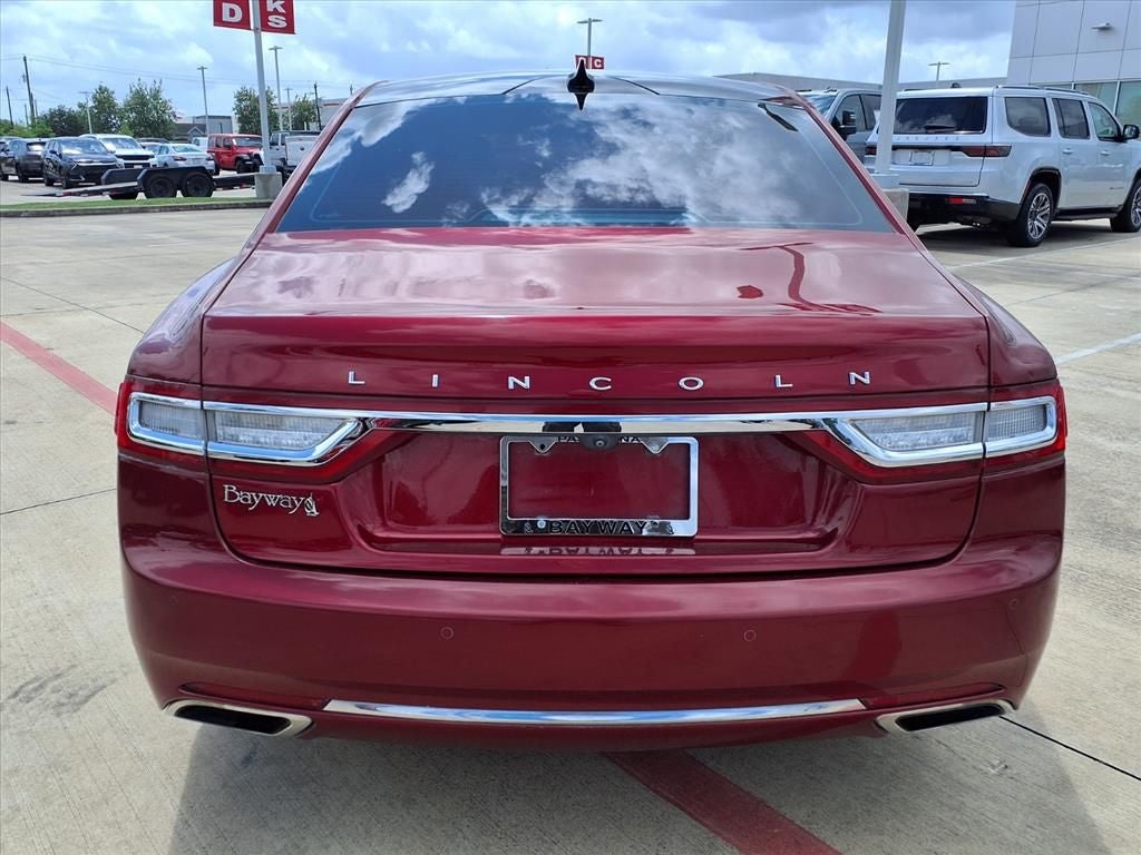2018 Lincoln Continental Select TWIN PNL ROOF