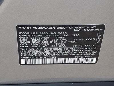 2024 Volkswagen Atlas 2.0T SE w/Technology AWD