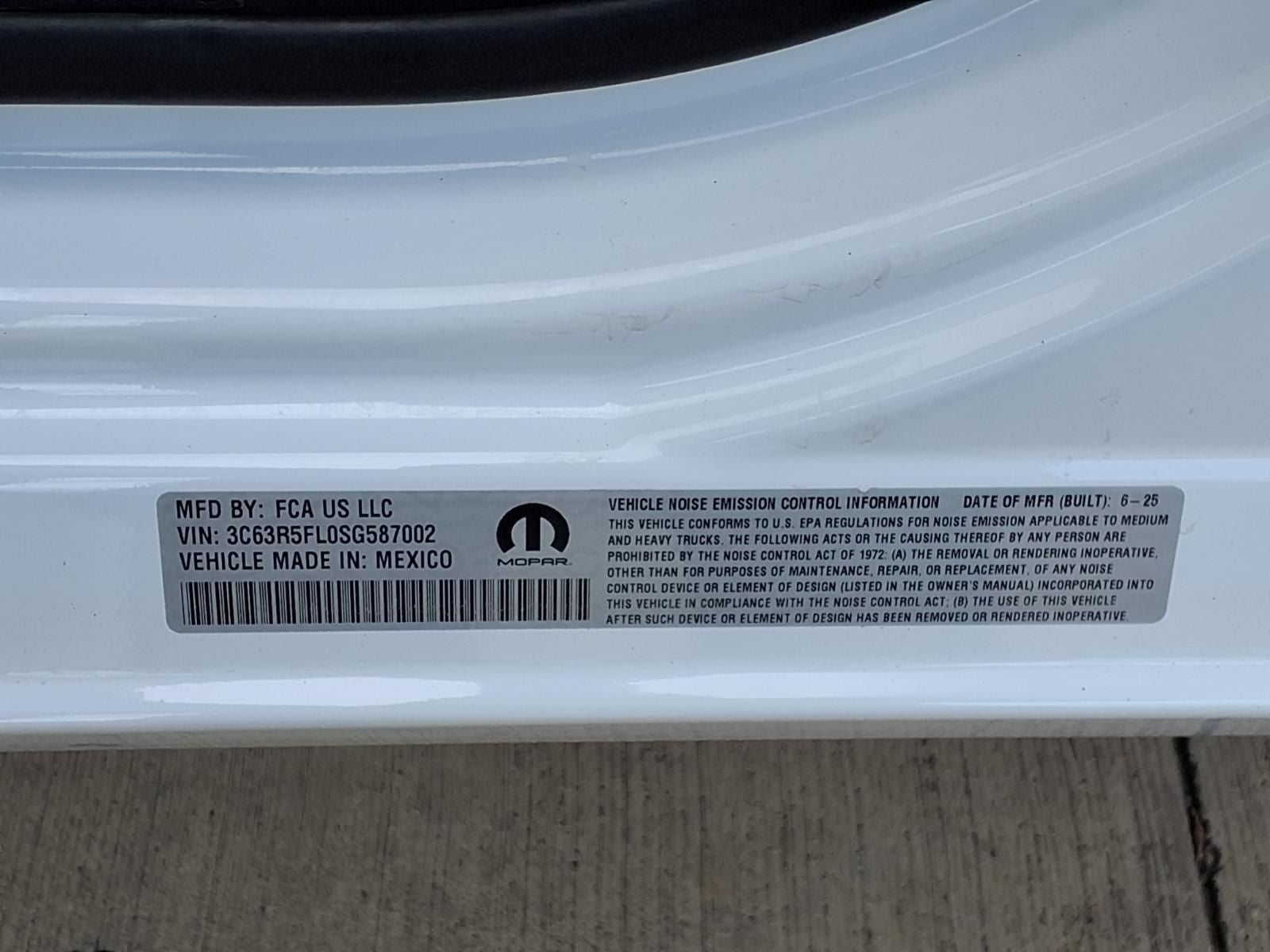 2025 RAM 2500 Laramie 4X4 CHROME PKG