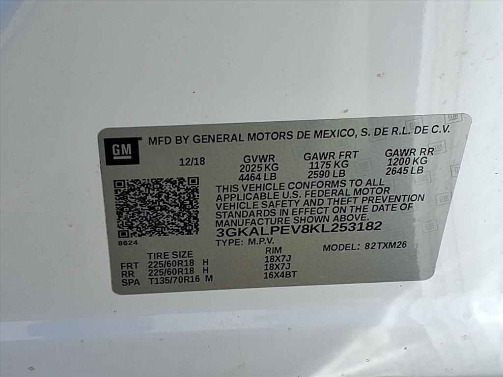 2019 GMC Terrain SLT 4SA