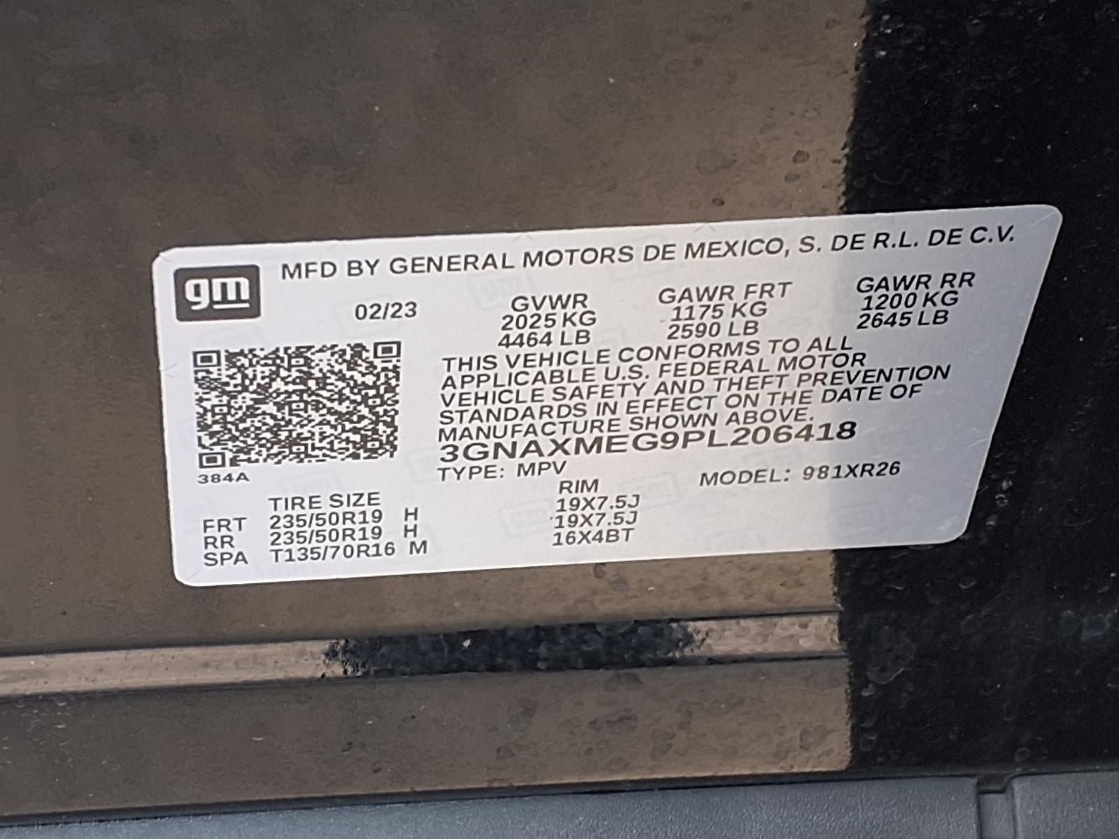 2023 Chevrolet Equinox RS SAFETY ASSIST