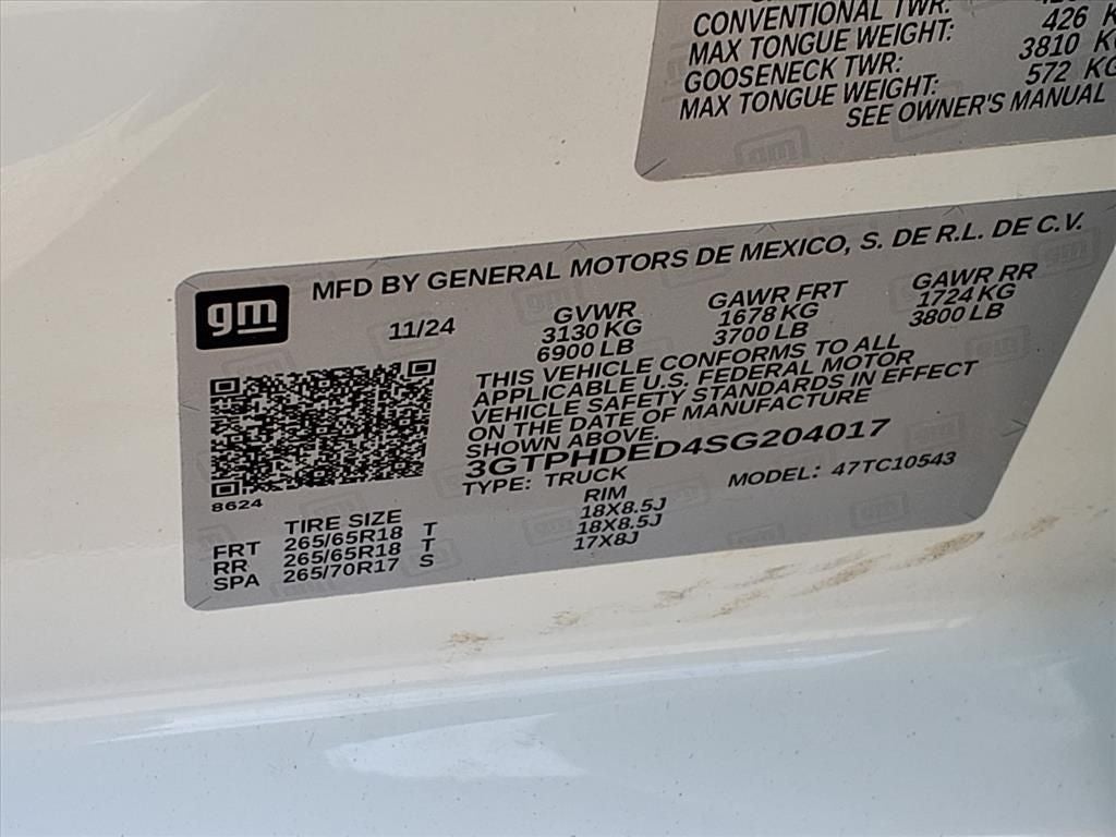 2025 GMC Sierra 1500 SLT MULTIPRO TAILGATE