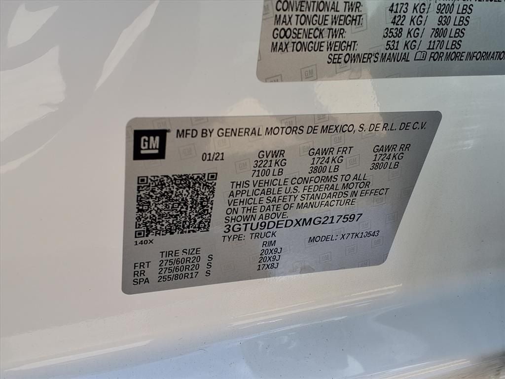 2021 GMC Sierra 1500 SLT 4WD TEXAS EDITION PREMIUM PLUS