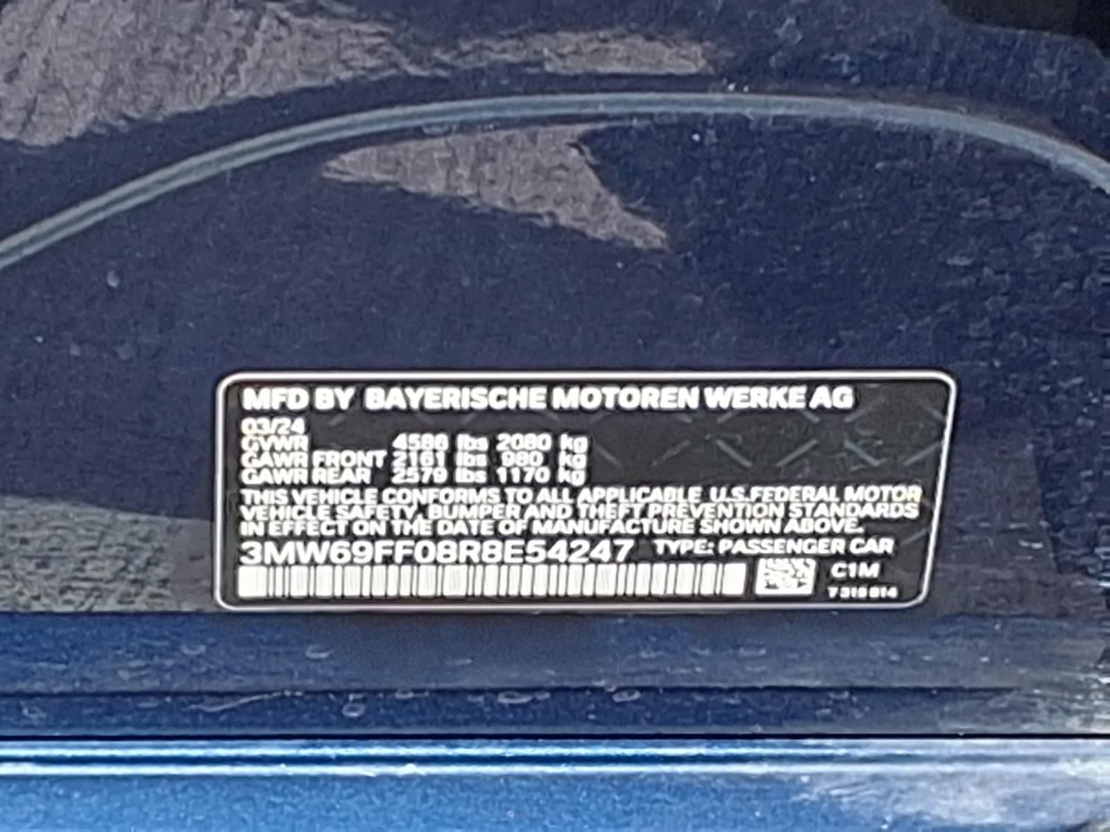 2024 BMW 3 Series 330i CONVENIENCE PKG