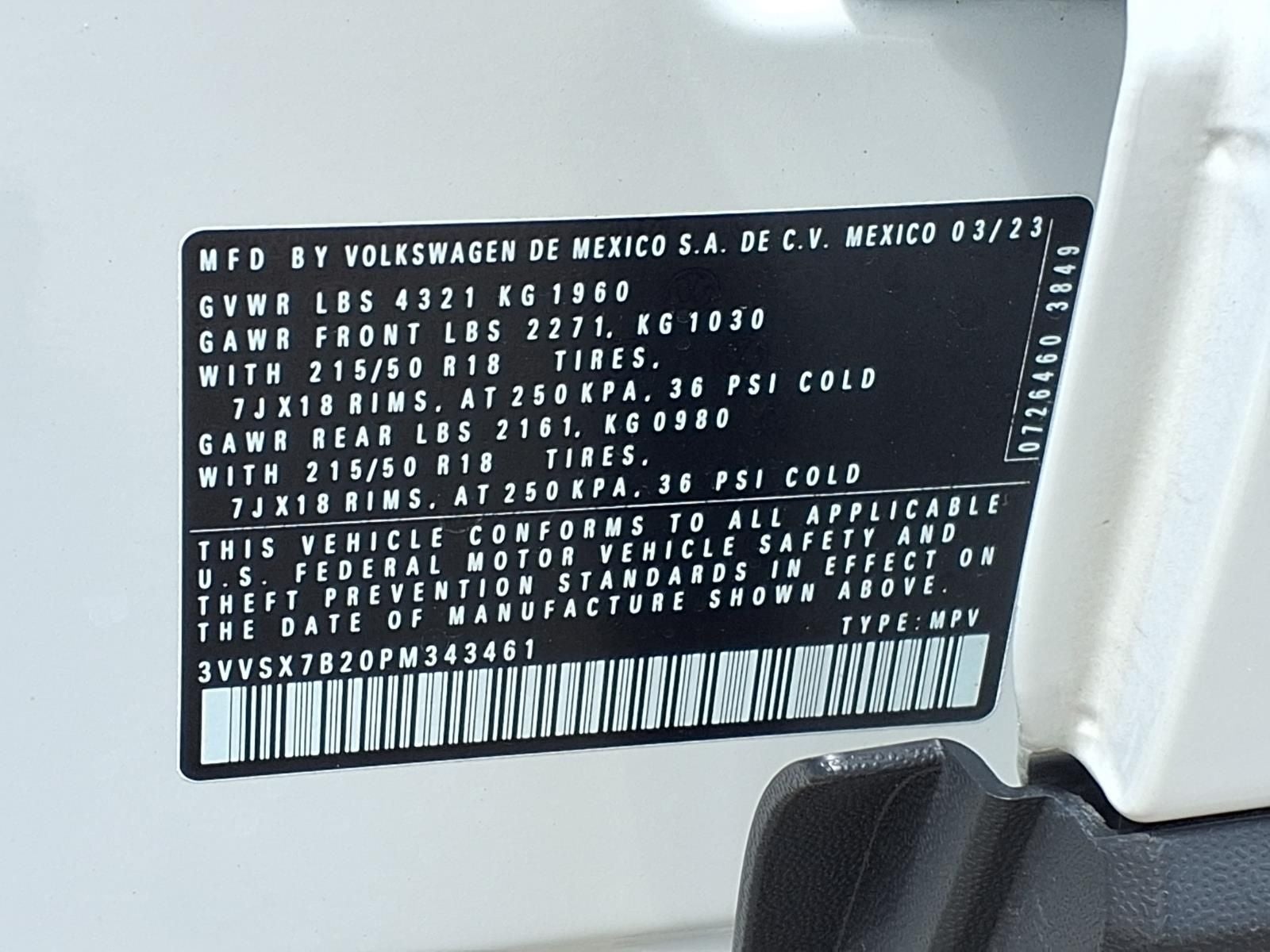 2023 Volkswagen Taos 1.5T SE TURBOCHARGED