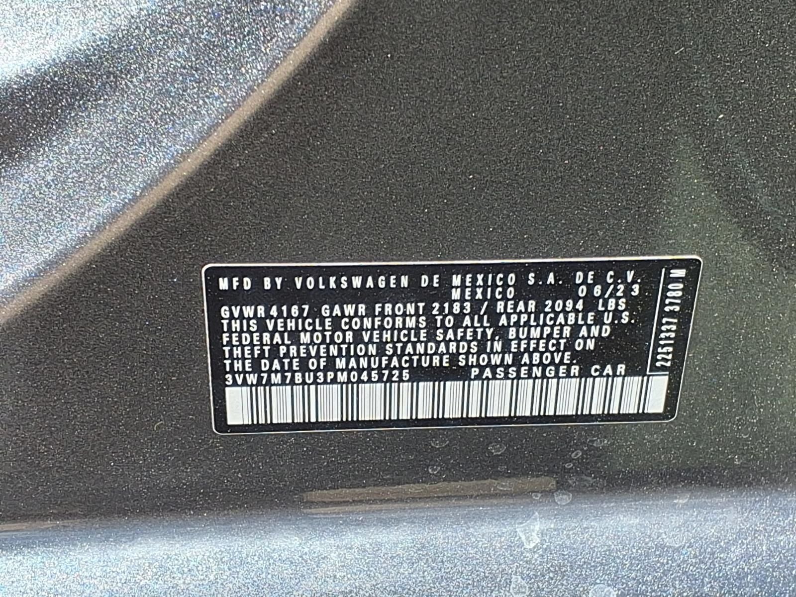 2023 Volkswagen Jetta 1.5T SE PANO-SUNROOF PKG