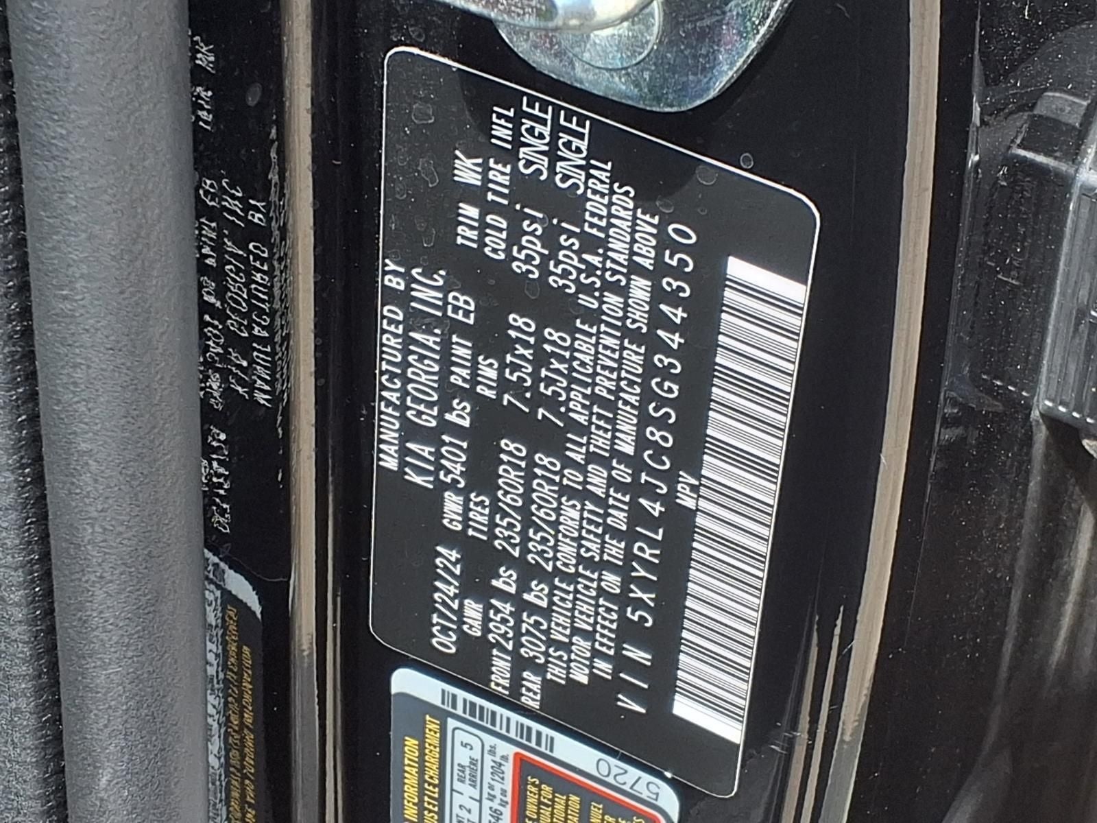 2025 Kia Sorento S BCW & HDA