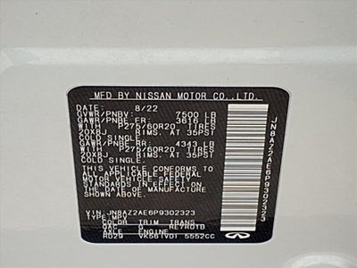 2023 INFINITI QX80 LUXE