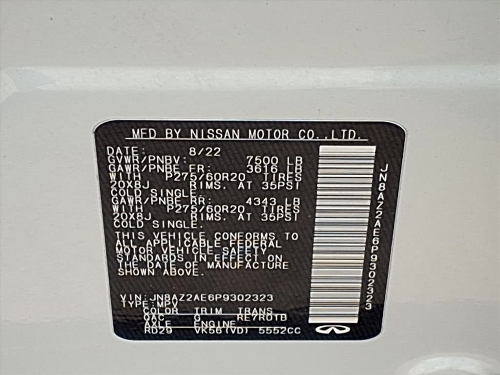 2023 INFINITI QX80 LUXE