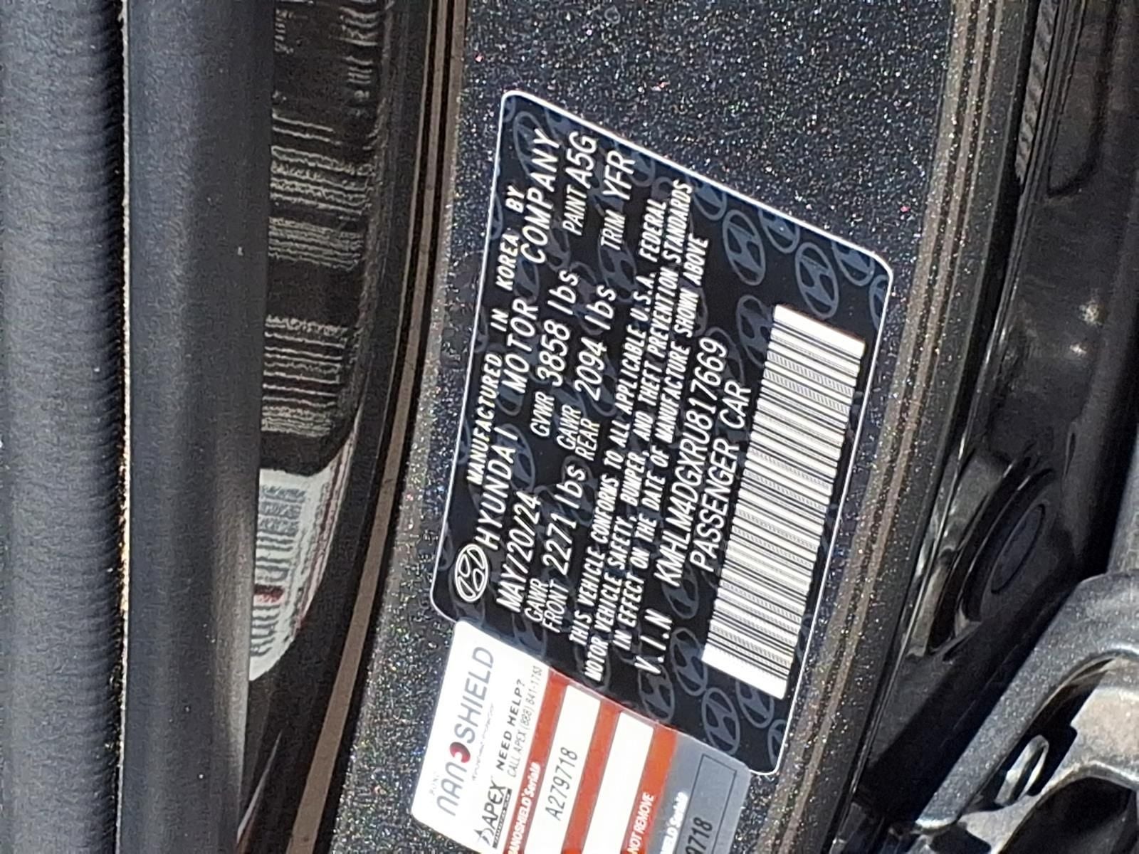 2024 Hyundai Elantra SEL ADV. SAFETY TECH PKG