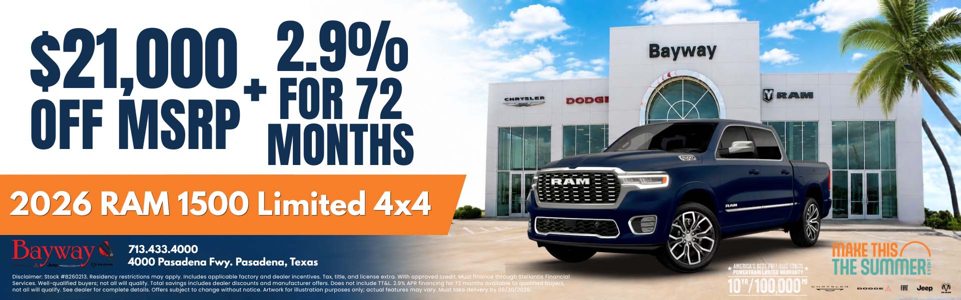 2026 RAM 1500 LIMITED 4X4